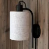 Outlet Forms & Objects Vägglampa svart - 20x13x32 cm