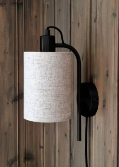 Outlet Forms & Objects Vägglampa svart - 20x13x32 cm