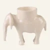 Hot Värmeljushållare beige - 11x6,5x9 cm