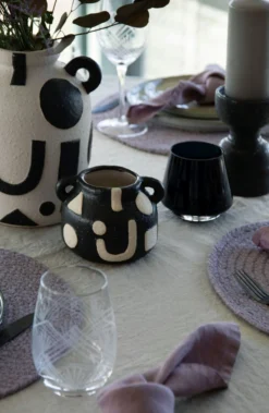 Discount Värmeljushållare mörkblå - 10x10x9,5 cm